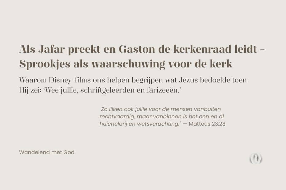 Jafar preekt en Gaston leidt